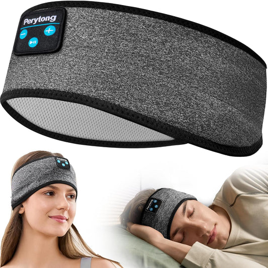 Sleep Headphones Bluetooth, Sleeping Headphones Headband - Soft Elastic Comfortable Wireless Headband, Gifts for Men Women Teenager
